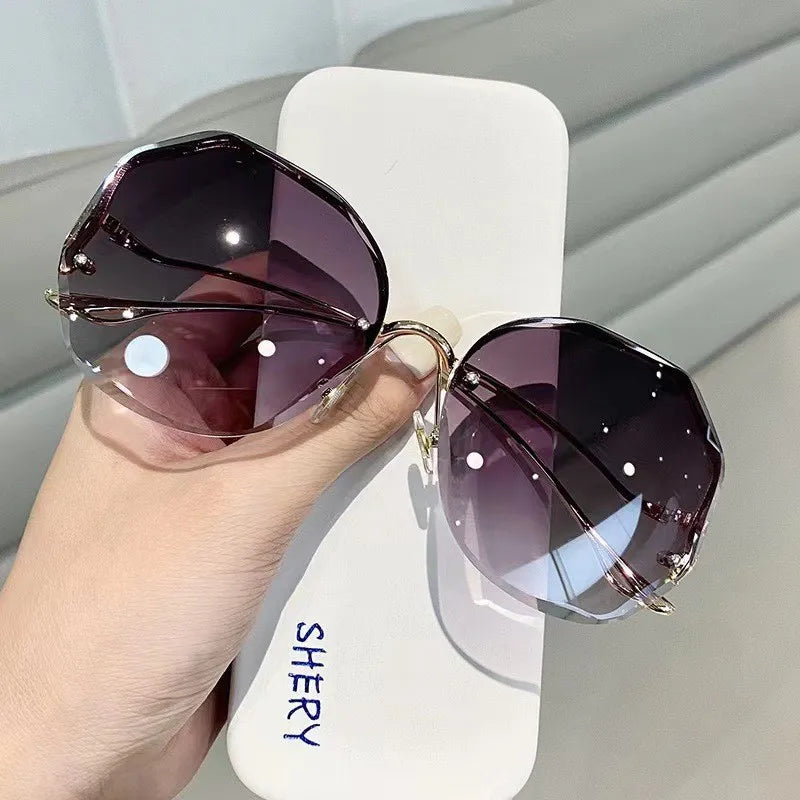 Irregular Round Fashion Sunglasses