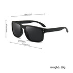 Polarized Rectangle Sunglasses – UV400 Day & Night